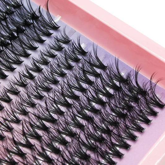 Whole sale Super Bunch New 3D/5D Effect Mix 240 Clusters Lashes 8-16mm Charm Style False Eyelashes Extension Russian Volume