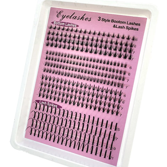 Wispy Spike & Bottom Lash Clusters — DIY Manga Eyelash Extensions