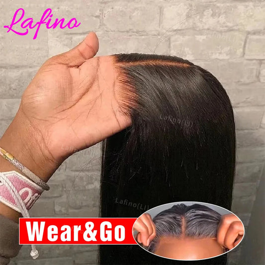 Bone Straight Lace Closure Wig – Glueless, Ready To Wear