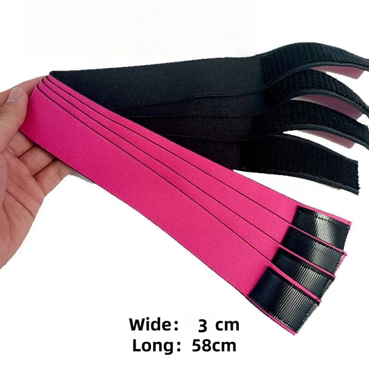 Wig Human Hair, 5 Piece Wig Band Lace Melting Band Adjustable Wig Elastic Bands Wigs in Place