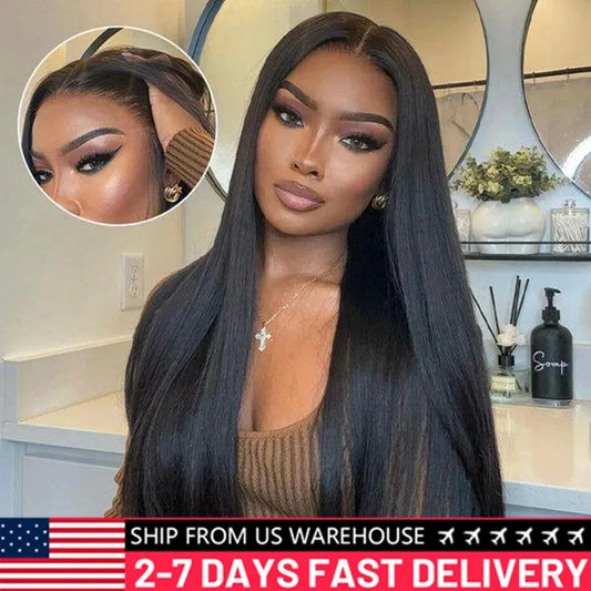 Wear To Go Glueless HD Lace Wig Human Hair Straight 5x5 Closure Human Hair Wigs Brazilan Human Hair 100% Real Pre Plucked 30inch