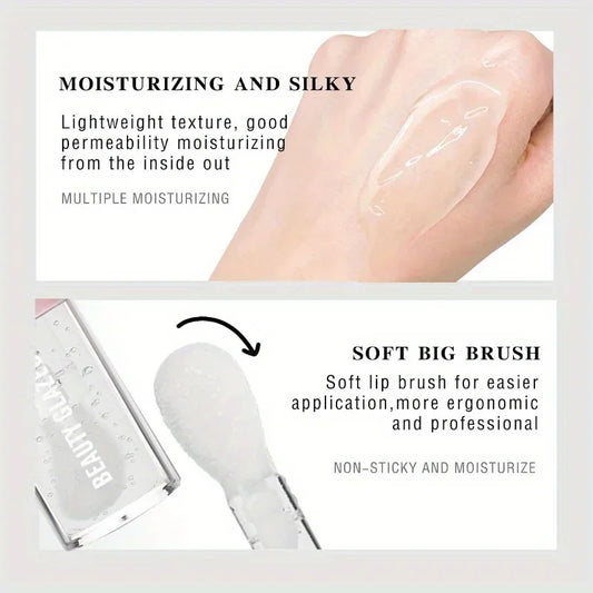 5 Colors Moisturizing Lip Gloss Fruit-colored Moisturizing Lip Oil Nourishing Anti-aging Brightening Lips, Lip Care Oil