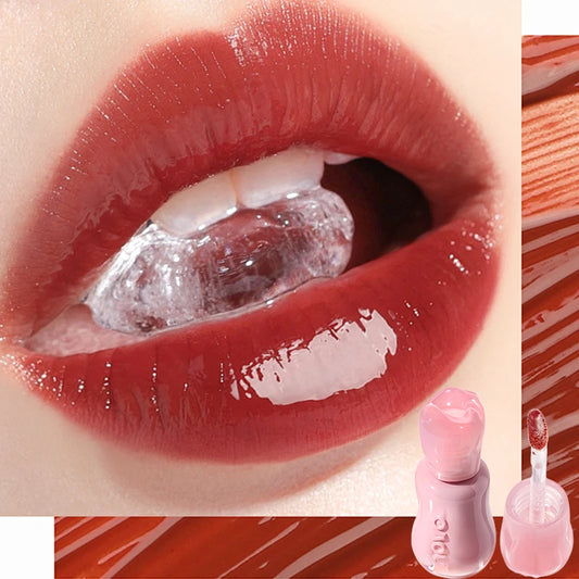 Waterproof Water Lip Gloss - Moisturizing & Hydrating Shine, Lasting Nourishing Liquid Lipstick With Seed Oils, Smooth Texture