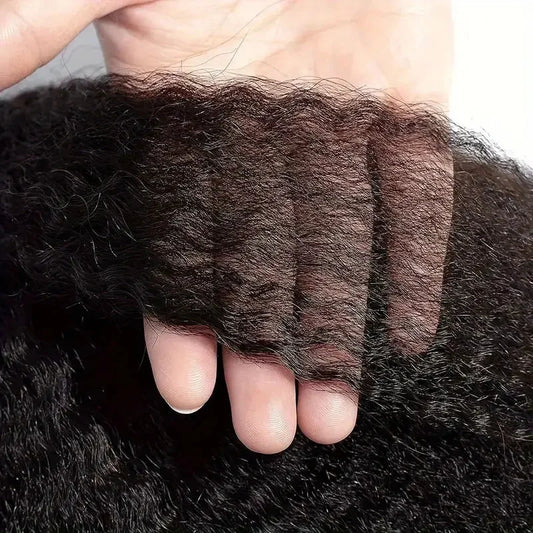 250% U Part Wig Kinky Straight Bob Human Hair Wigs For Women 8-16" Brazilian Virgin Hair Natural Color Machine Made U Shape Wigs